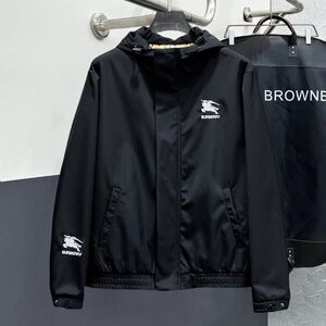 Burberry Black Windbreaker Jacket